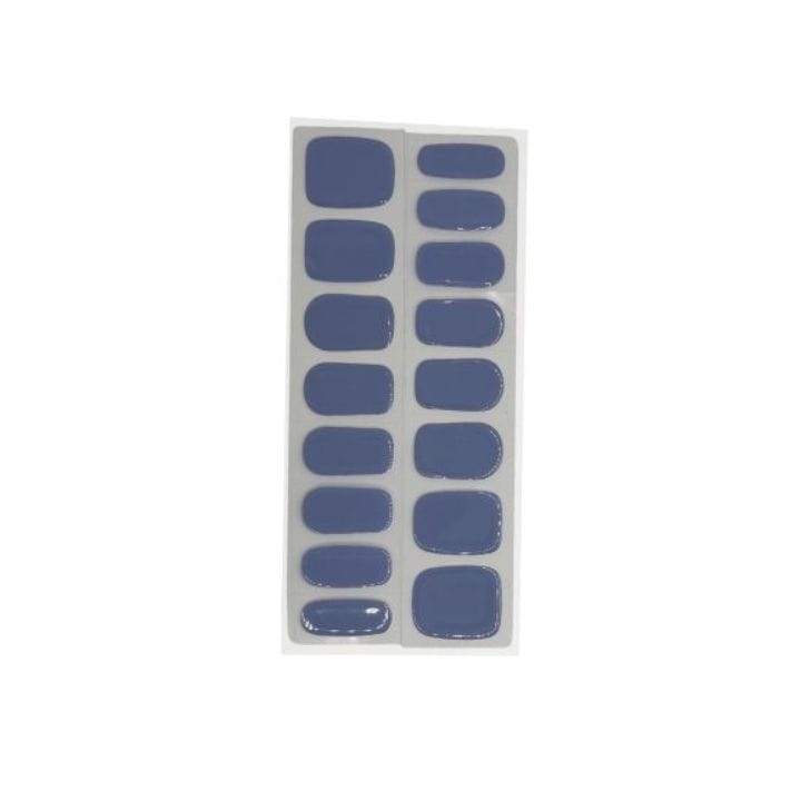 Bright Blue UV-Nagelfolie