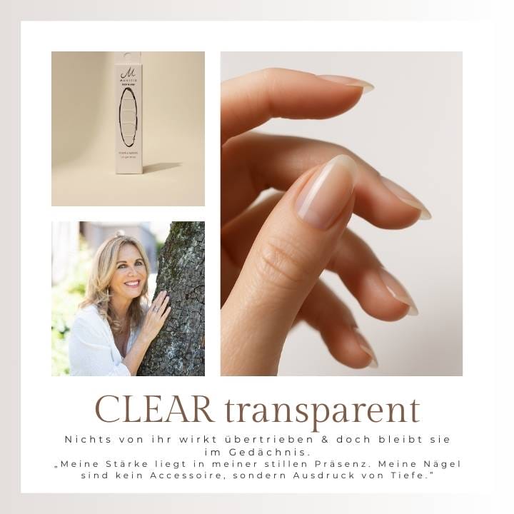 Clear Transparent Nails UV-Nagelfolie