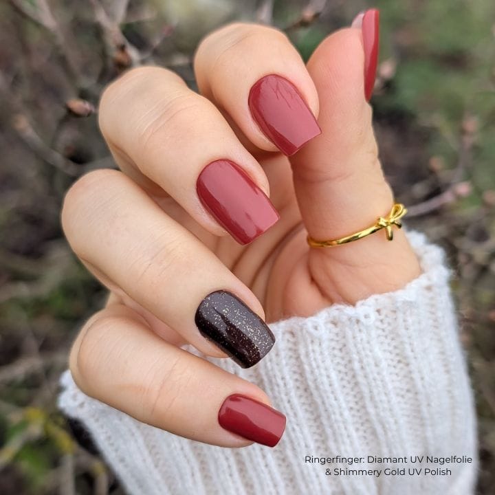 Lovesick Red UV-Nagelfolie