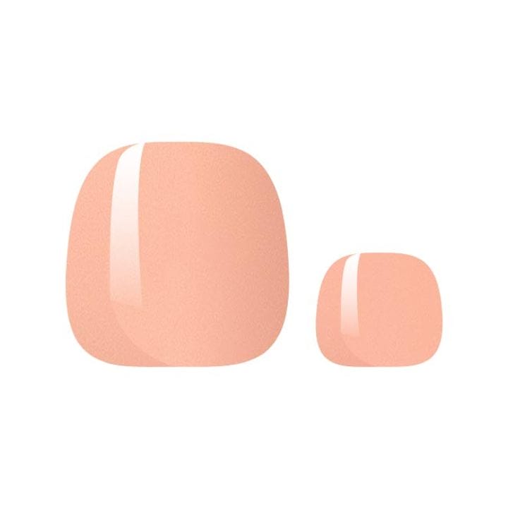 Soft Coral Füße UV-Nagelfolie