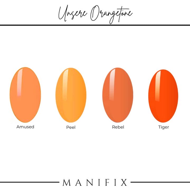 Tiger Orange UV-Nagelfolie