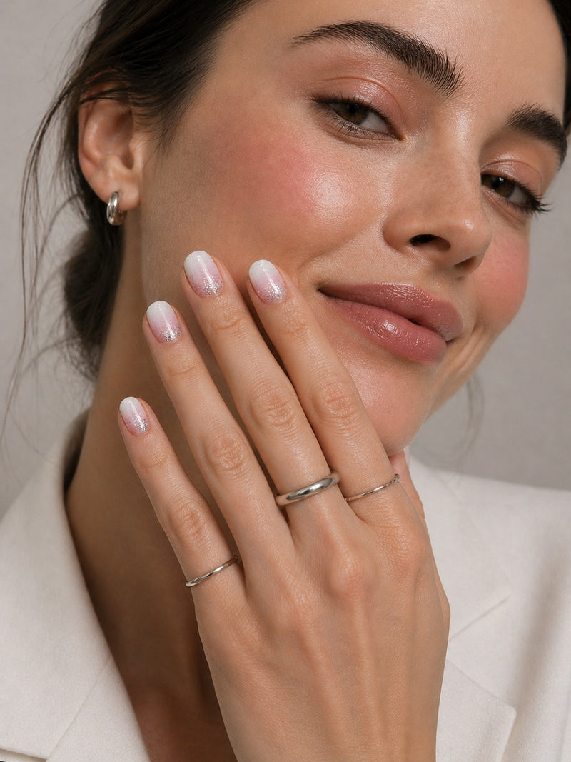 Pink Glitter Nails for Christmas: The Prettiest Festive Nail Designs