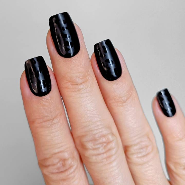 Black UV-Nagelfolie