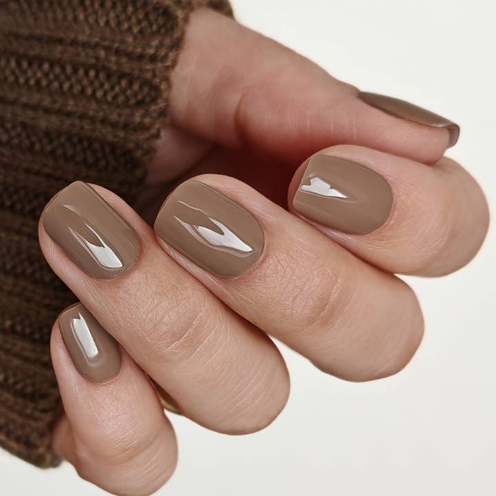 Coco Brown UV-Nagelfolie