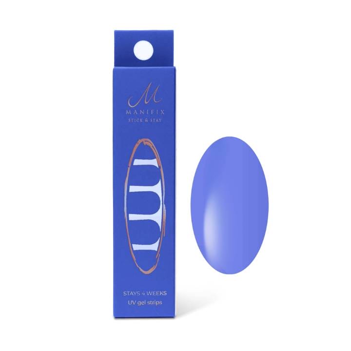 Bright Blue UV-Nagelfolie