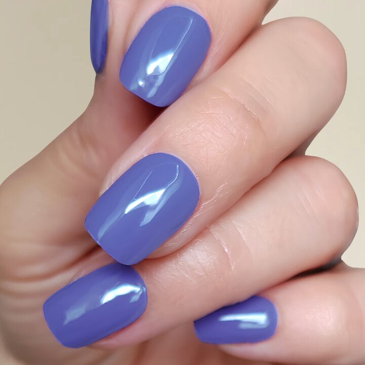 Bright Blue UV-Nagelfolie