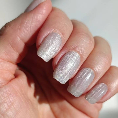 Cream Shell Nature Cateye UV-Nagelfolie
