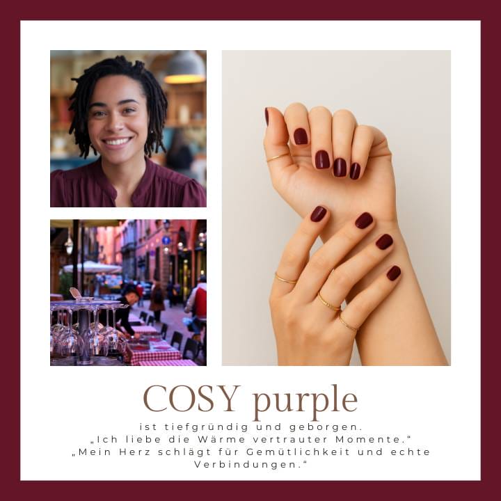 Cosy Purple UV-Nagelfolie