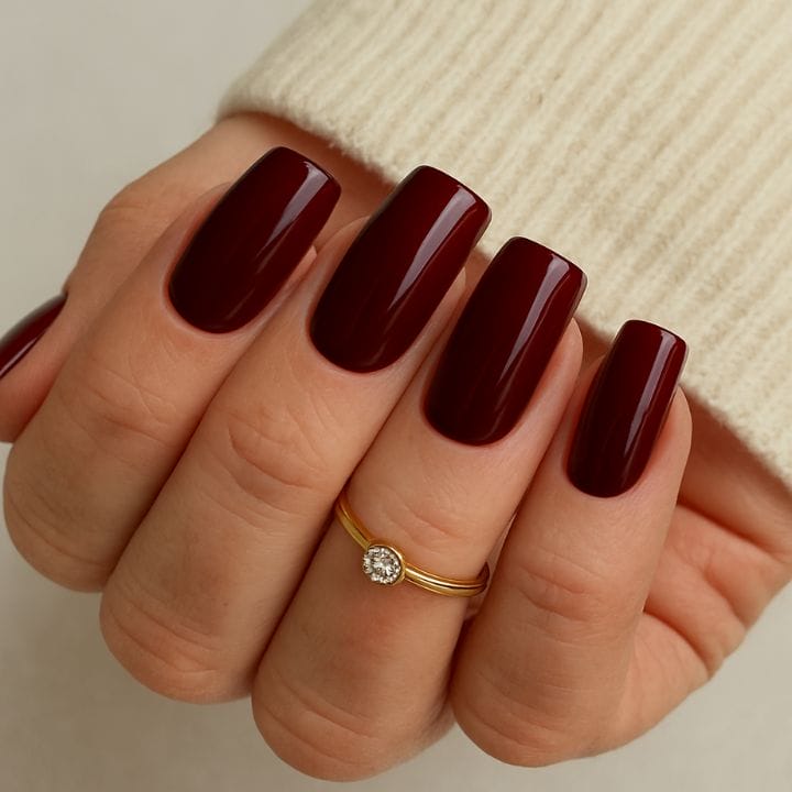 Adamant Red UV-Nagelfolie