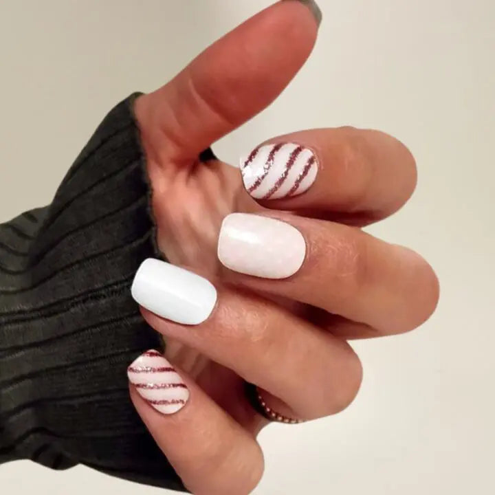 Fairytale Pink White UV-Nagelfolie