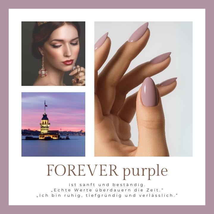 Forever Purple UV-Nagelfolie