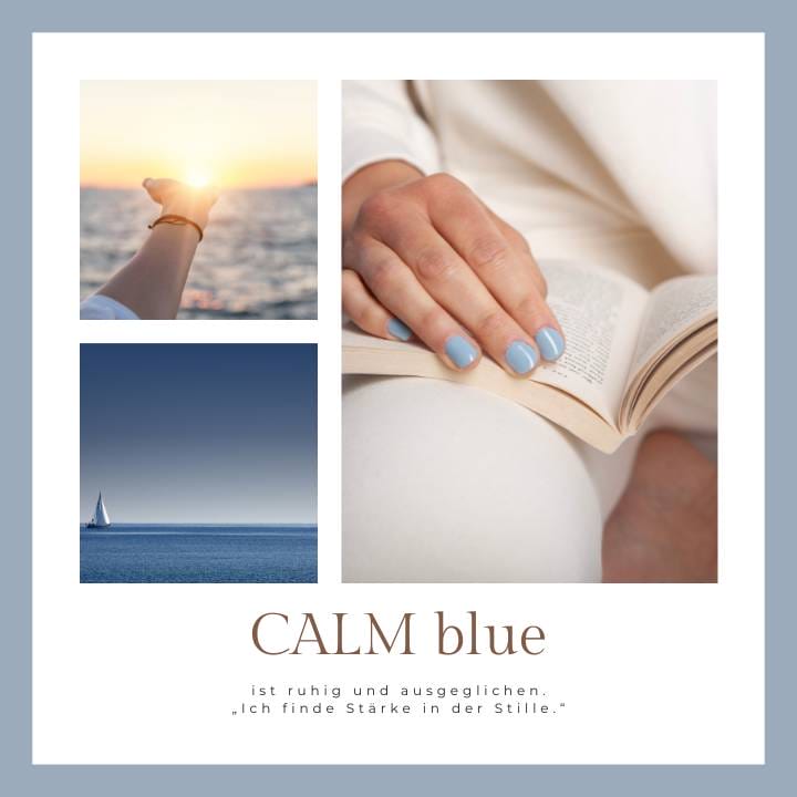Calm Blue UV-Nagelfolie