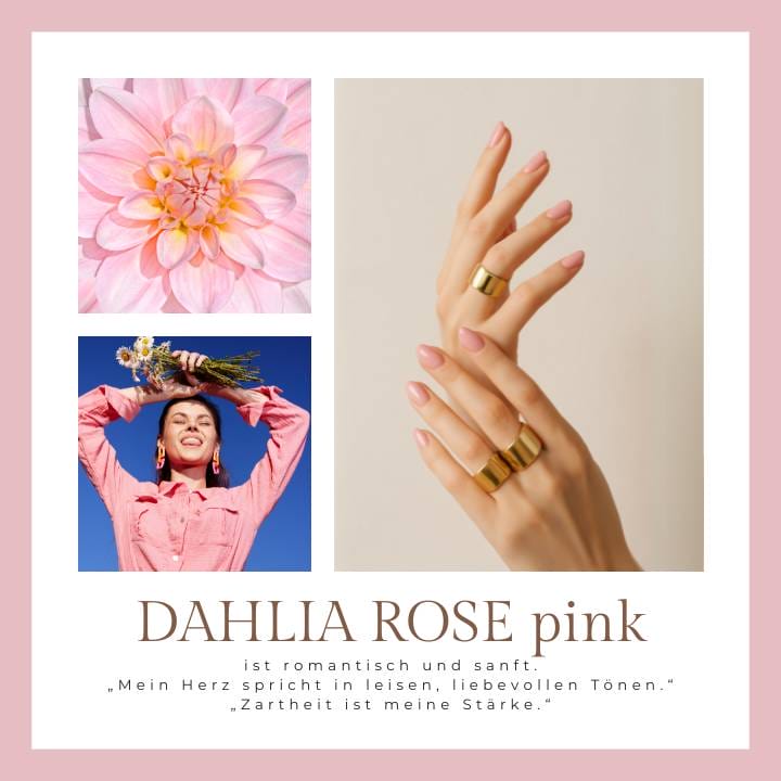 Dahlia Rose UV-Nagelfolie