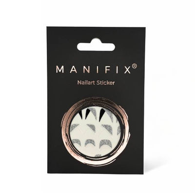 Glitter French Nail Art Stickers