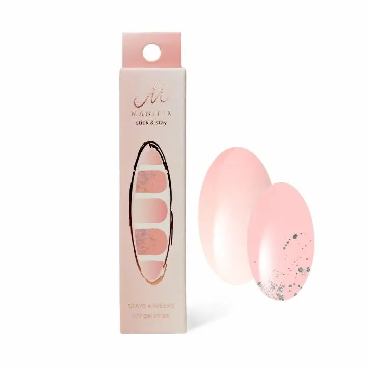 Grace Babyboomer Glitzer UV-Nagelfolie