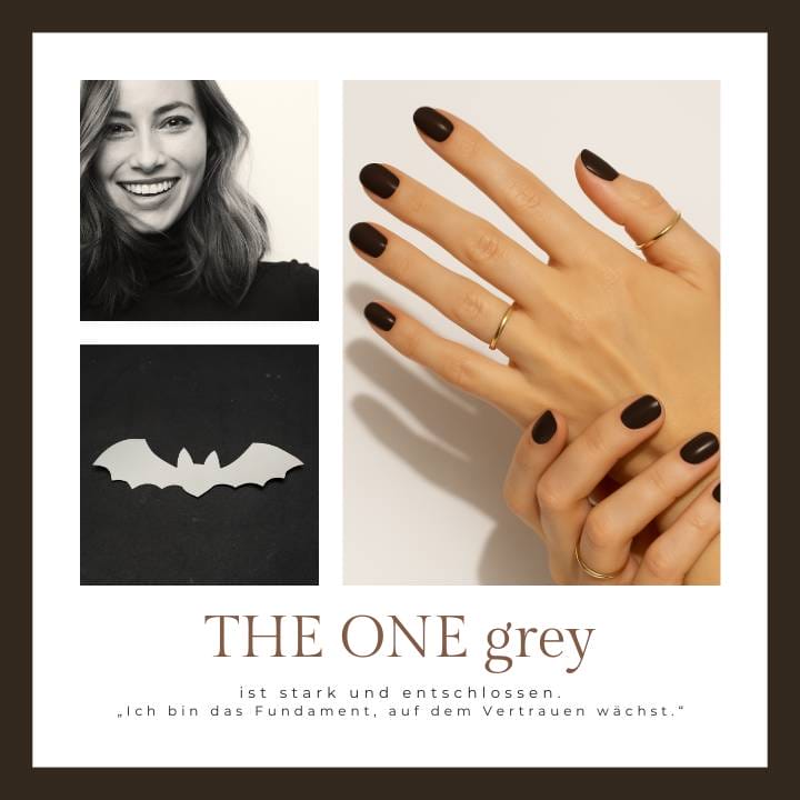 The One Grey UV-Nagelfolie