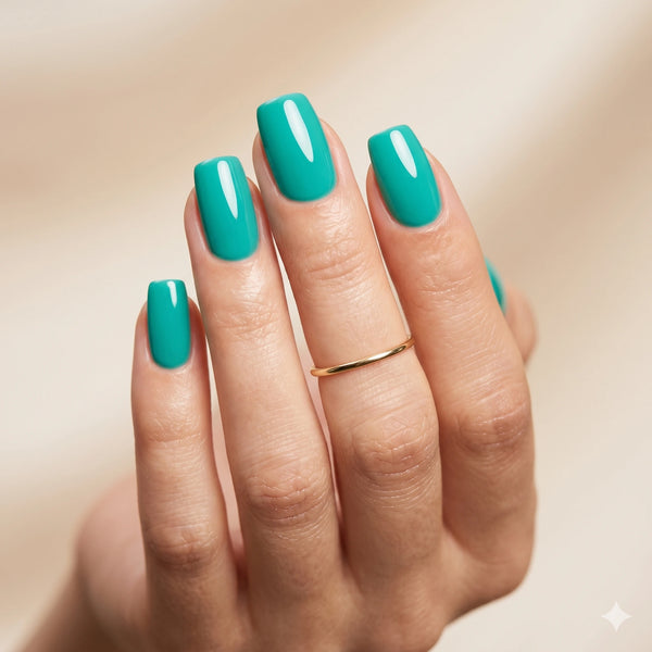Grüne UV-Nagelfolien