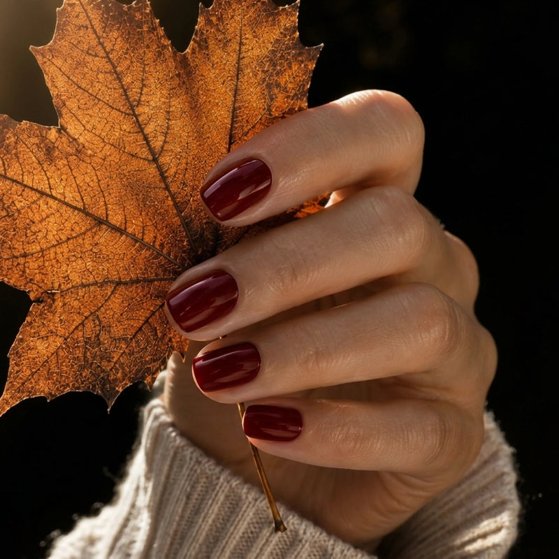 Warum ich Herbstnägel dunkelrot 2026 wieder überall sehe