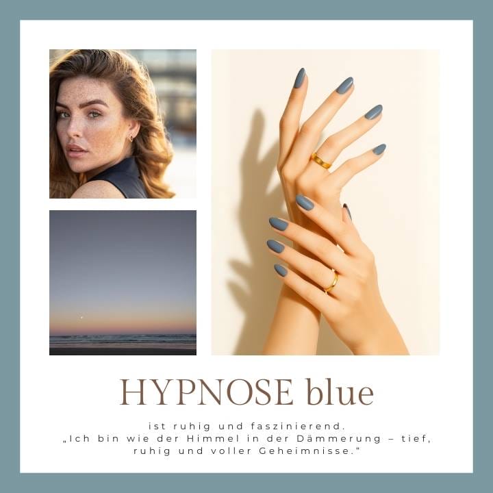 Hypnose Blue UV-Nagelfolie