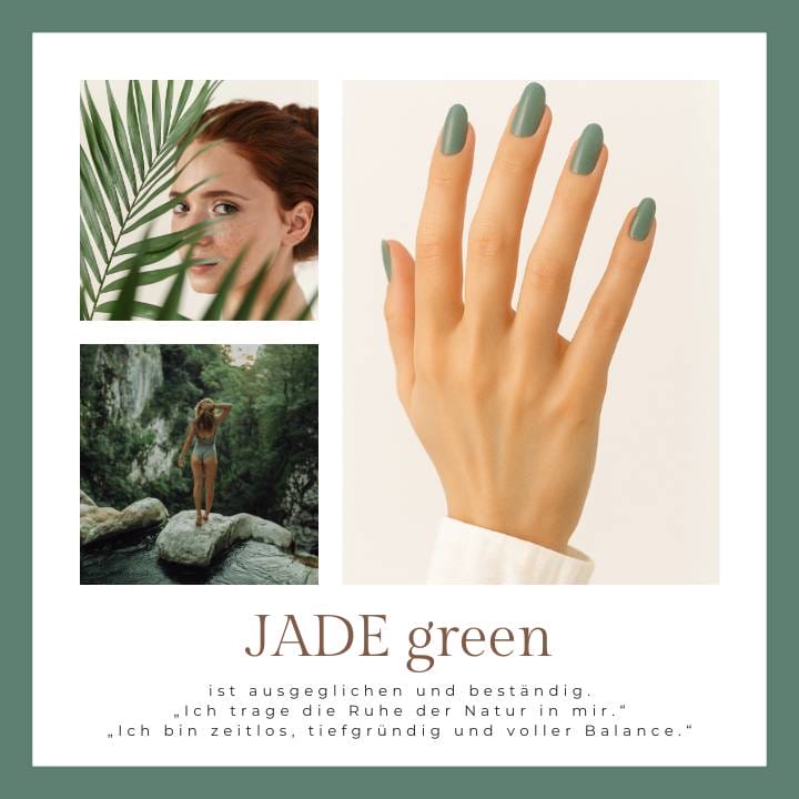Jade Green UV-Nagelfolie