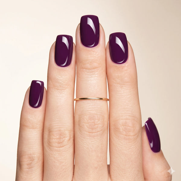 Lila UV-Nagelfolien