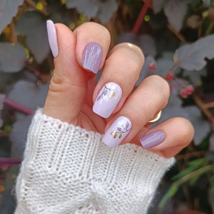 Lilac Blossom Nageldesign UV-Nagelfolie