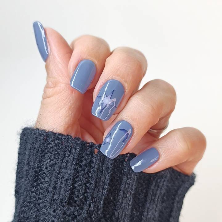 Midnight Sky Nail Art Stickers