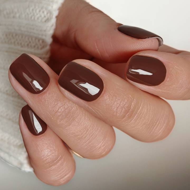 Mocha Brown UV Nail Wrap