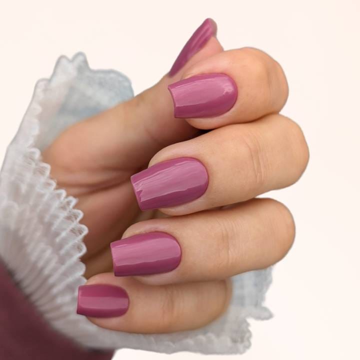 Magnétique pink UV-Nagelfolie