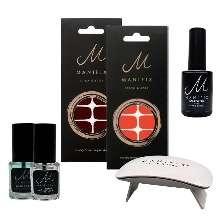Nagelfolien Starterset Red