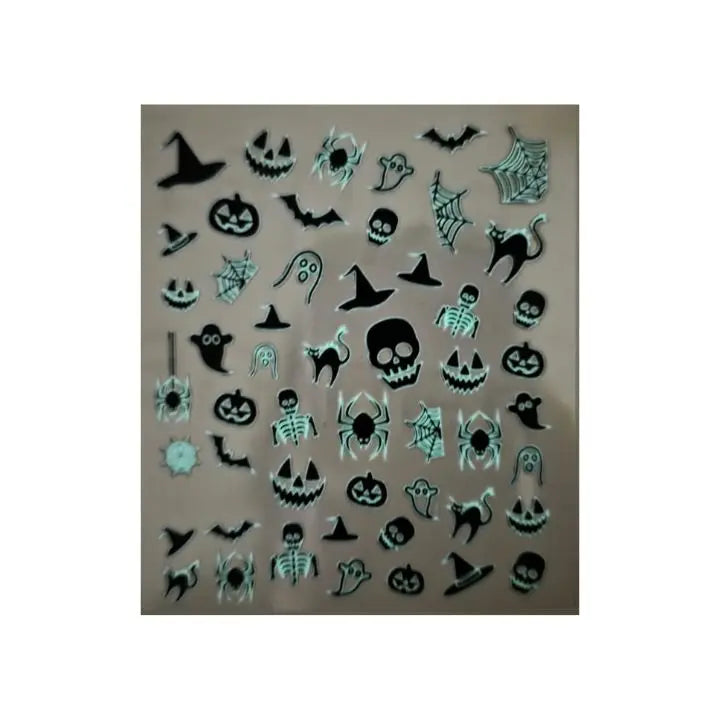 Nightmare Halloween Nailart Sticker