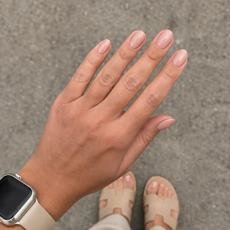 Nude Nails: Diese Maniküre macht es in 15 min möglich