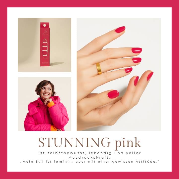 Stunning Pink UV-Nagelfolie