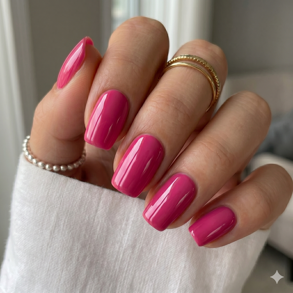 Pink UV-Nagelfolien
