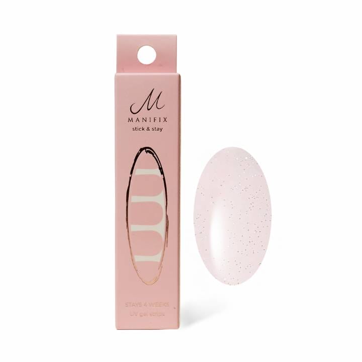 Princess Rosa Glitter UV-Nagelfolie