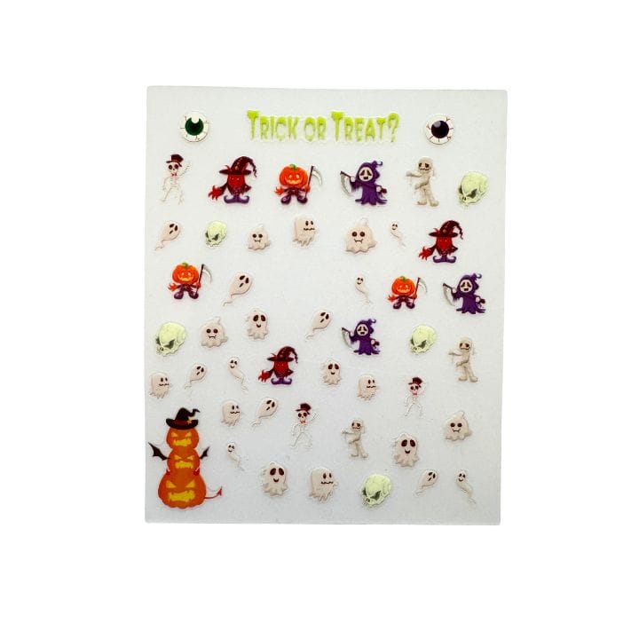 Pumpkin Halloween Nail Art Stickers