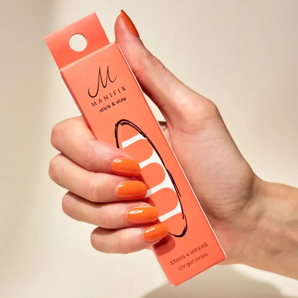 Rebel Orange UV-Nagelfolie