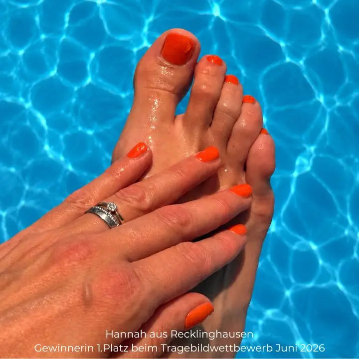 Rebel Orange UV-Nagelfolie