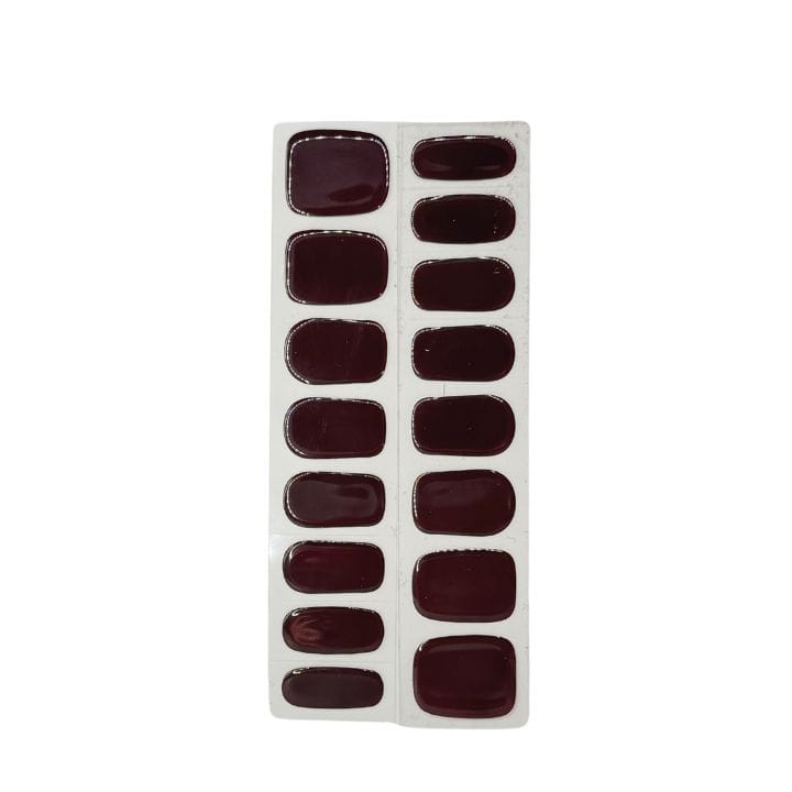 Resolute Red UV-Nagelfolie