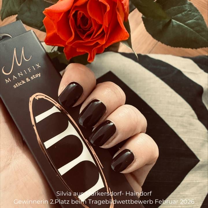 Resolute Red UV-Nagelfolie
