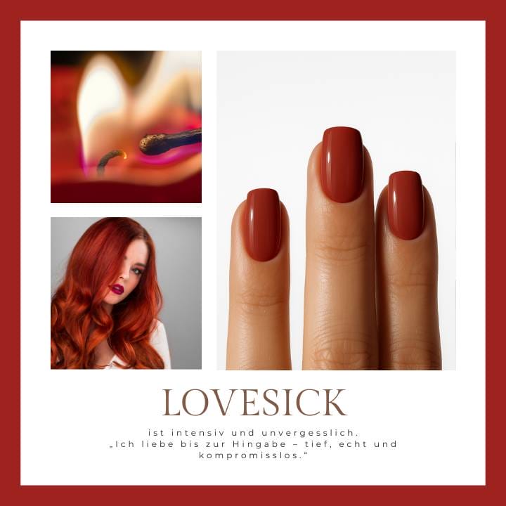 Lovesick Red UV-Nagelfolie