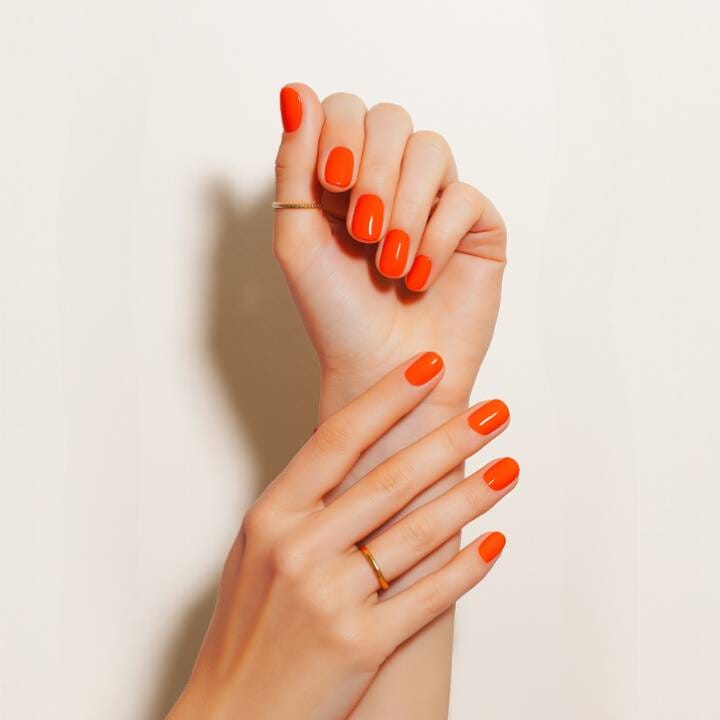 Mandarin Orange UV-Nagelfolie
