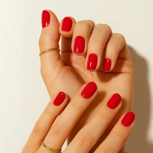 Yes I Am Red UV-Nagelfolie