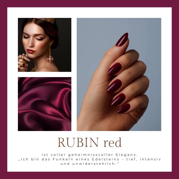 Rubin Red UV-Nagelfolie