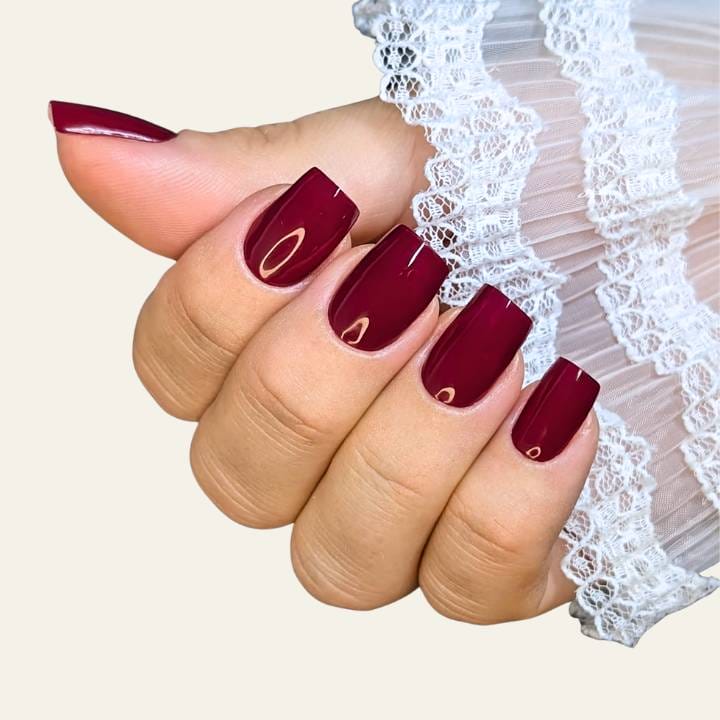 Rubin Red UV-Nagelfolie