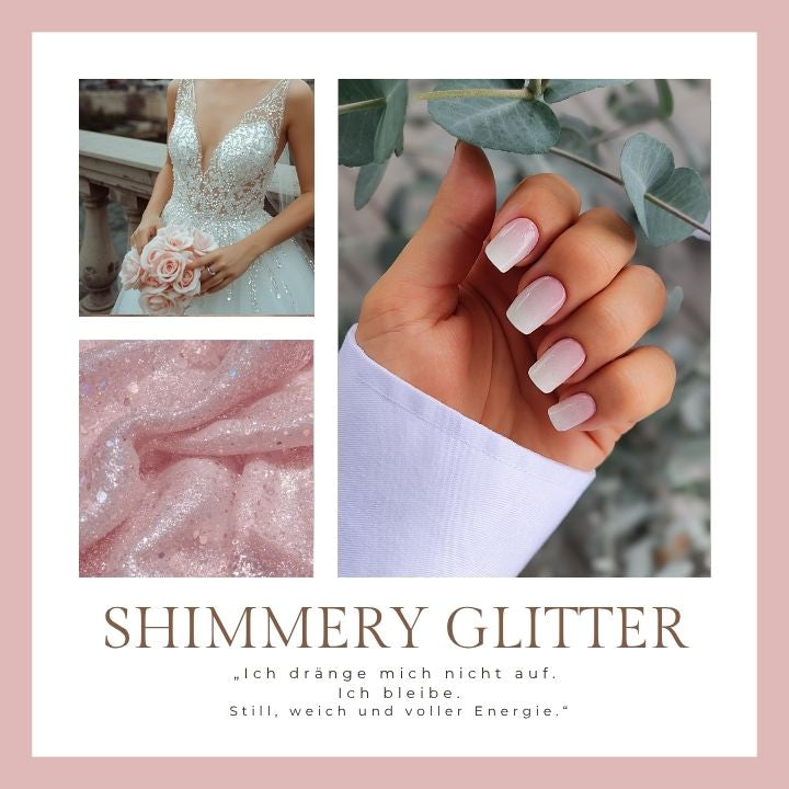 Shimmery Glitter UV Nail Foils