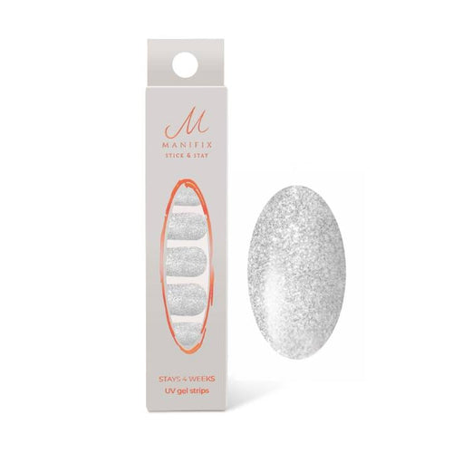 Tiffany Silver Glitter UV-Nagelfolie