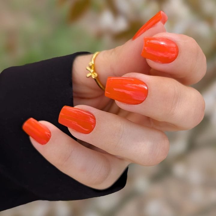 Tiger Orange UV-Nagelfolie