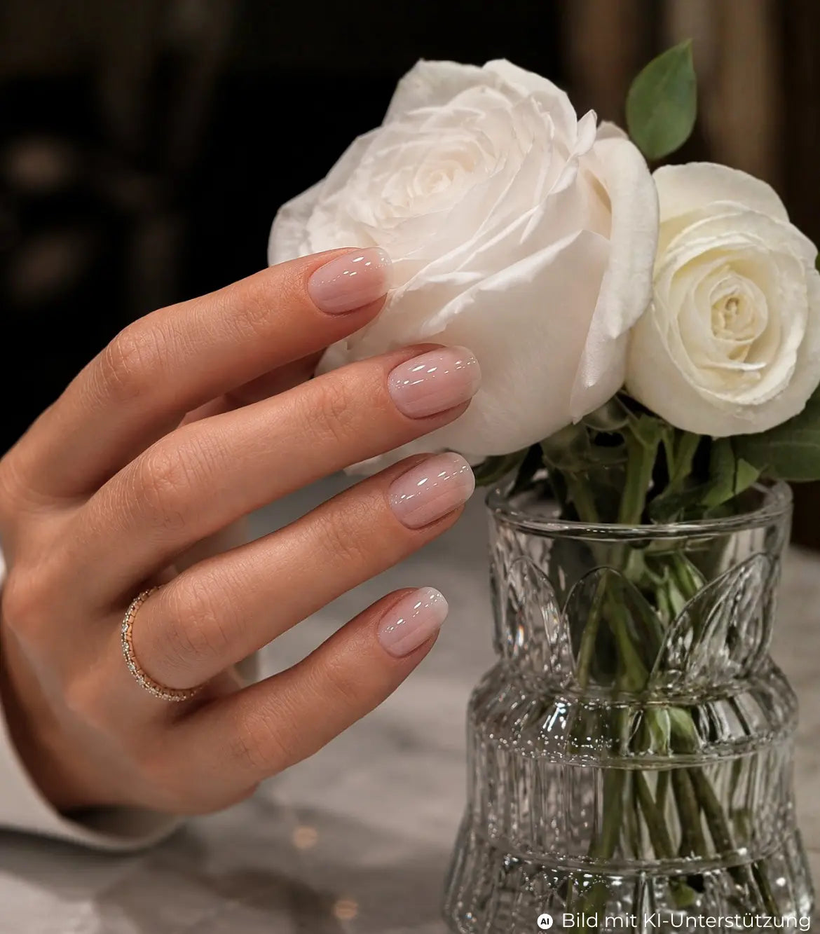 Transparent UV-Nagelfolien