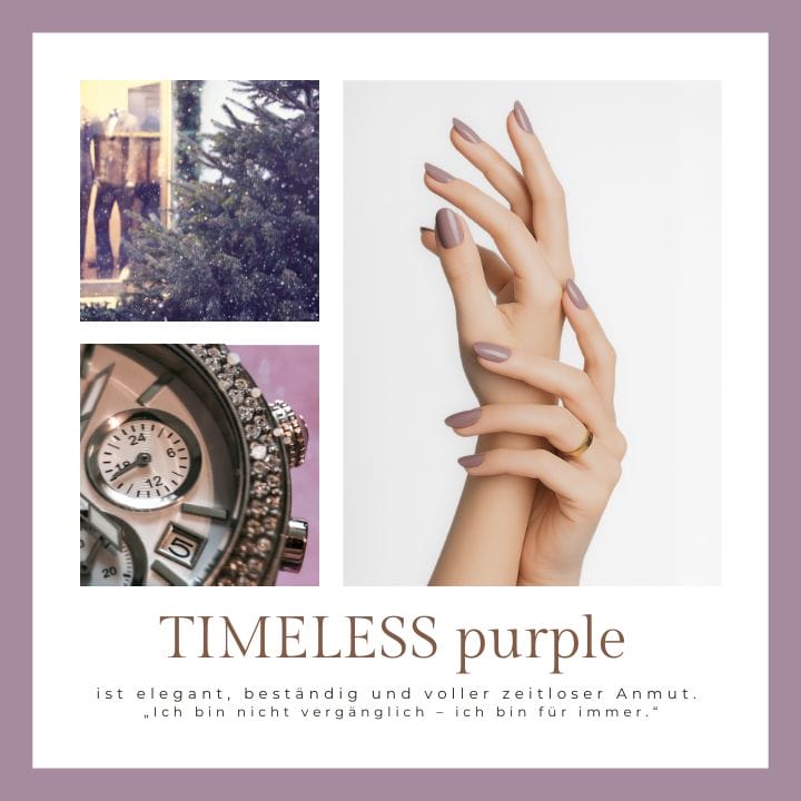 Timeless Purple UV-Nagelfolie
